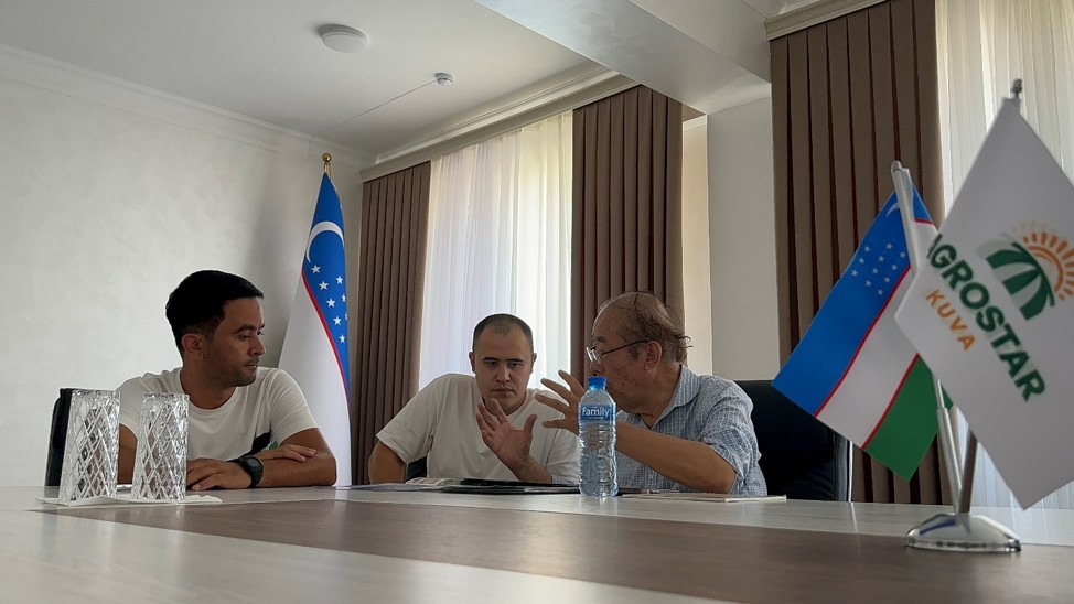 «Agrostar Kuva» корхонаси раҳбарияти билан музокаралар